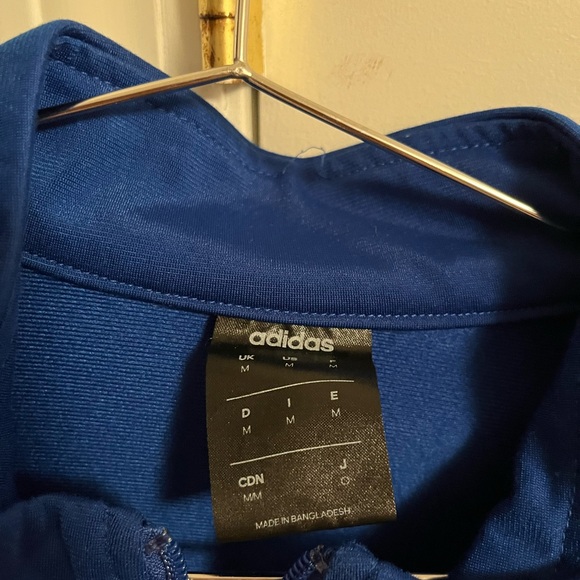 Adidas - Blue Zip Up Sweater - Picture 2 of 3